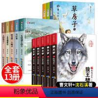 [全13册]沈石溪狼王梦+曹文轩画本+草房子 [正版]动物小说大王沈石溪狼王梦全套5册 沈石溪动物小说狼王梦漫画版狼王梦