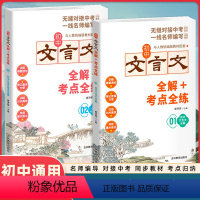 初中文言文全解+考点全练全2册 初中通用 [正版]2023新版文言文全解全练一本通初中文言文全解+考点全练全2册 人教版