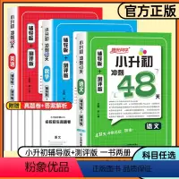 小升初冲刺48天 语文 小学升初中 [正版]2024版小学毕业升学系统总复习语文数学英语通用版 小升初冲刺48天 小学毕