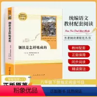 《钢铁是怎样炼成的》人教版 [正版]原著经典常谈朱自清钢铁是怎样炼成的和傅雷家书八年级下册课外书必读文学名著人教版无删减