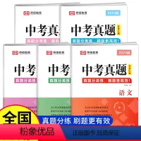 [全5本]语文+数学+英语+物理+化学 初中通用 [正版]2024新版 中考真题分类汇编历年真题人教版通用 数学英语语文
