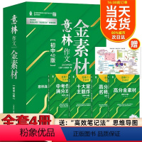 意林 初中作文金素材 (赠思维导图)(全4册) [正版]意林作文金素材小学初中高中5.0版小学生初中生七八九年级素材提升