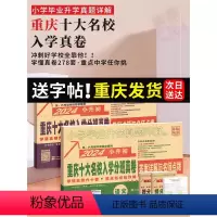 [更划算]小升初真题卷:语文数学2本 小学升初中 [正版]2024新重庆小升初真题卷重点十大名校招生真卷语文数学人教版系