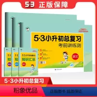 [小升初]语文数学英语:3本 小学通用 [正版]2024新版53小升初系统总复习语文数学英语全套试卷测试卷子人教版六年级