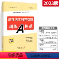 语文 小学通用 [正版]小学语文升学夺冠训练A体系 全新升级版教科所各版本通用 小升初6六年级语文总复习 小考资料书练习