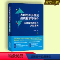 [正版] 办理黑社会性质组织犯罪等案件法律规范理解与典型案例 徐伟红 黑恶势力罪犯办案实务扫黑除恶典型案例与实务指引法