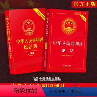 [正版]2本套 2023适用中华人民共和国刑法民法典 新版法律实用版法律法规司法解释条文解释理解与适用法律书籍就全套民