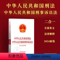 [正版]2024新版中华人民共和国刑法 中华人民共和国刑事诉讼法 含法律解释刑法修订案件十二12中国刑法刑诉法法律法规