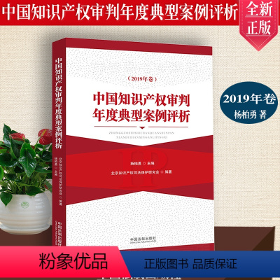 [正版]2019年卷 中国知识产权审判年度典型案例评析知识产权法法律案例分析知识保护法法律法规实务知识审判法实务书籍9