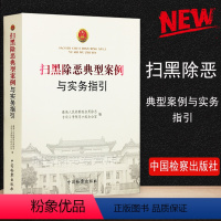 [正版] 扫黑除恶典型案例与实务指引 人民检察院扫黑除恶专项斗争领导小组办公室 编 中国检察出版社 978751022