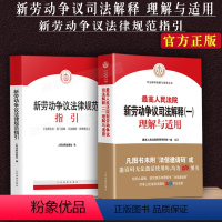 [正版] 2本套装 人民法院新劳动争议司法解释一理解与适用+新劳动争议法律规范指引 民法典劳动争议劳动法劳动合同