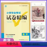 数学 [正版]任选2022备考小学毕业考试试卷精编语文数学英语总复习试卷通成学典小学生毕业升学考试试卷冲刺名校小升初真题