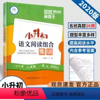 [正版] 培优新帮手 小升初语文阅读组合集训 崇文书局 小升初小考必考 六年级语文课外辅导练习资料阶梯阅读理解专项