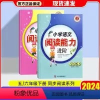 小学语文阅读能力进阶 五年级下 [正版]2024小学语文阅读能力进阶五六年级下册浙江古籍出版社小学生同步阅读古文散文阅读