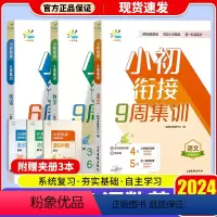 [3本]语文+数学+英语 小学升初中 [正版]2024 一起同学 小升初数学英语9周集训语文6周集训 小学5-6年级全国