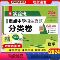 数学 小学升初中 [正版]2024实验班百所重点中学招生分类卷真题语文数学英语小升初必考考点总结测试模拟卷小学必刷卷实验