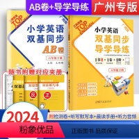 2册]导学导练+同步AB卷 六年级下 [正版]广州版2024英语广州版小学英语双基同步导学导练六年级下册小学6年级上广州