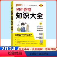 物理 初中通用 [正版]2024绿卡图书初中物理知识大全七八九年级初中中考物理复习资料 知识清单会考中考教辅资料书 初一