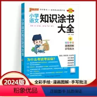 语文 小学升初中 [正版]2024新版小学语文知识涂书大全pass绿卡图书 基础知识小升初知识清单一二三四五六年级数学英