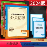 [分类精粹-3本]语文+数学+英语-江苏专用 小学升初中 [正版]2024备考密卷 通城学典小学毕业考试试卷精编 语文数