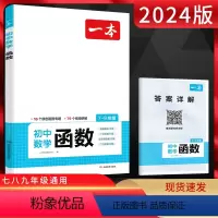 初中数学函数 初中通用 [正版]2024版 初中数学函数789年级 通用版 初一初二初三七八九年级初中专项专题训练讲解练