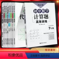 数学代数综合题 八年级 [正版]2023版周计划 初中数学计算题高效训练七年级八年级九年级+中考 全国通用版 代数综合题