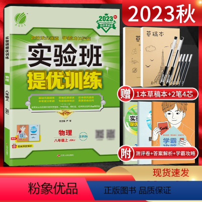 物理 八年级上 [正版]江苏版2023秋实验班提优训练八年级物理上册苏科版SK 初二8年级物理苏教版上同步课时作业练习册