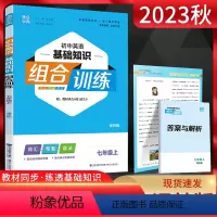 英语 七年级上 [正版]江苏版2023秋通城学典初中英语基础知识组合训练七年级上册译林版YL 初一7年级上同步练习册词汇