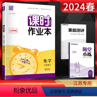 化学 九年级下 [正版]2024春通城学典课时作业本九年级下册化学人教版RJ江苏 初三9年级化学下同步辅导资料课堂作业练