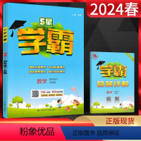 数学 四年级下 [正版]江苏版2024版 小学学霸数学四年级下册 苏教版SJ 小学4年级下学期同步课时作业辅导资料练习册