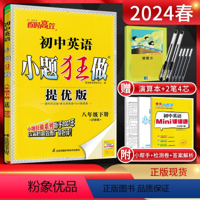 英语 八年级下 [正版]江苏版 2024春恩波教育提优版初中英语八年级下册 译林版YL 初二8年级下学期同步课时作业训练