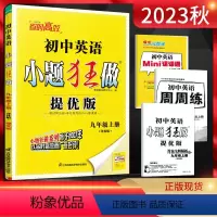 英语 九年级上 [正版]江苏版2023秋恩波教育 小题狂做提优版初中英语九年级上册 译林版YL 初三9年级英语上牛津版同