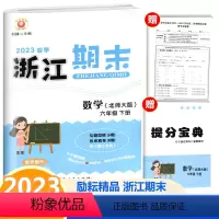 数学 六年级下 [正版]2023春季新版 浙江期末 六年级下册 数学 北师大版 励耘书业小学数学6年级下册同步练习单元测