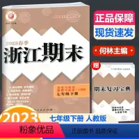历史 七年级下 [正版]2023春新版 浙江期末 七年级下册 历史与社会道德与法治 人教版 励耘书业7年级下册同步练习单
