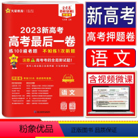 语文 新高考 [正版]金考卷2023新高考押题卷天星高考后一卷押题卷语文 金考卷高考冲刺试卷必刷卷必刷题押题密卷模拟卷猜