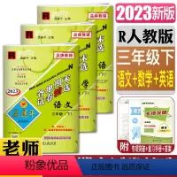 语文+数学+英语 三年级下 [正版]2023新版孟建平各地期末试卷精选三年级下全套3本 语文+数学+英语 R 人教版3年