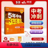 语文 湖南省 [正版]湖南2024版五年中考三年模拟中考语文湖南 中考总复习5年中考3年模拟语文八九年级上下册中考真题必