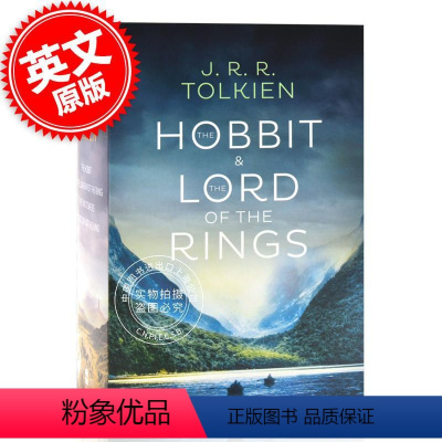 [正版] 霍比特人 指环王魔戒4本套装 英文原版小说 The Hobbit and The Lord of the