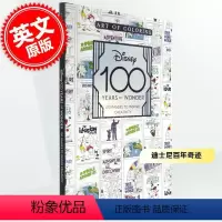 [正版] 着色艺术 迪士尼百年奇迹 涂色书 100张图片激发创造力 英文原版 Art of Coloring: D