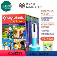 [正版]低阶带音频 key words关键词快乐瓢虫分级阅读自然拼读36册 小读榜点读笔 Key Words 3-12