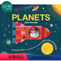 [正版]John Devolle Planets 星球 英文原版 进口图书 儿童绘本 太阳系 行星 宇宙 知识科普图画