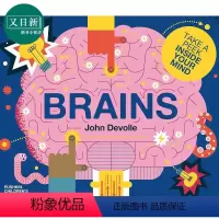 [正版]小脑袋大科学 脑子 John Devolle Brains 英文原版 儿童科普绘本 百科知识图画书 精装绘本