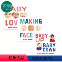 [正版]低幼儿童启蒙纸板书3册 a first book 情绪Making faces emotions 宝贝之爱Ba