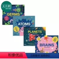 [正版]John Devolle 小脑袋大科学儿童绘本4册 病菌Germs 星球Planets 原子Atoms 知识科