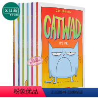 [正版]鬼马喜猫系列6册套装 Catwad #1-6 蓝猫凯特瓦德合集 英文原版进口图书 爆笑英文全彩漫画图像小说 儿