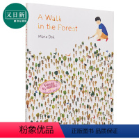 [正版]Maria Dek A Walk in the Forest 在森林里散步 精品绘本 低幼自然绘本睡前读物 精