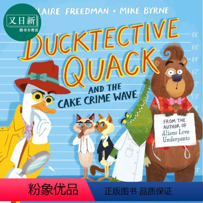 [正版]Ducktective Quack and the Cake Crime Wave 达克侦探和蛋糕 英文版进口