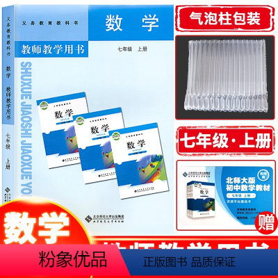 [正版] 2023新版教师教学用书北师大版七年级上册数学北师大版 初一上册数学教参教案北京师范大学出版社 7年级上册数
