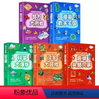 [正版]魔法智力开发训练营全套5册综合儿童数学思维训练游戏思维训练大脑开发专注力观察力智力开发思维导图全方面训练6-1