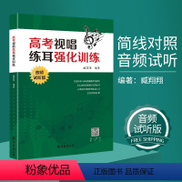 [正版]2021新版高考视唱练耳强化训练音频试听版基本乐理知识练习教学艺考音乐理论基础知识教程书高考五线谱乐理习题练习